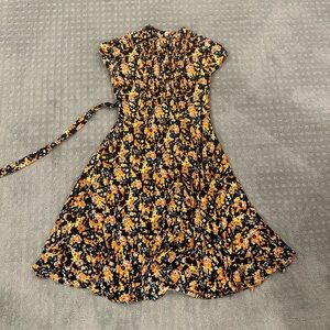 Nannette Midi Floral Print Dress